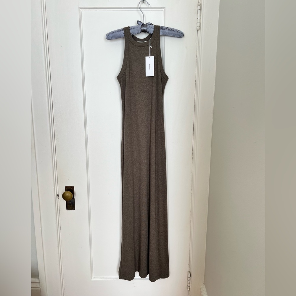 Buck Mason SURPLUS RIB TANK DRESS - Marbled Moss color - brand new with tag